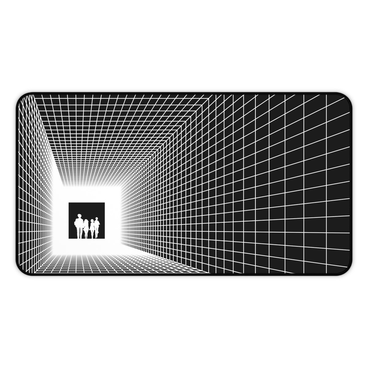 Exit Simulation – Grid Hallway Anime Desk Mat