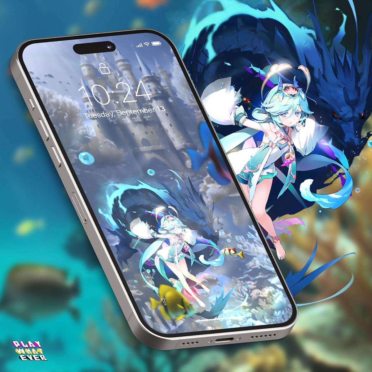 Epic Seven Dragon King Sharun Phone Wallpaper