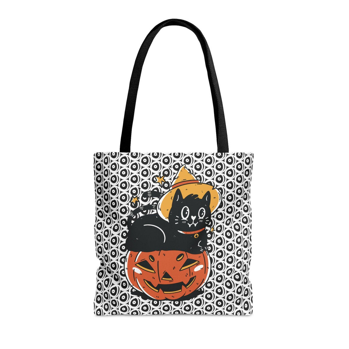 Chillin' on My Pumpkin Cat Tote Bag
