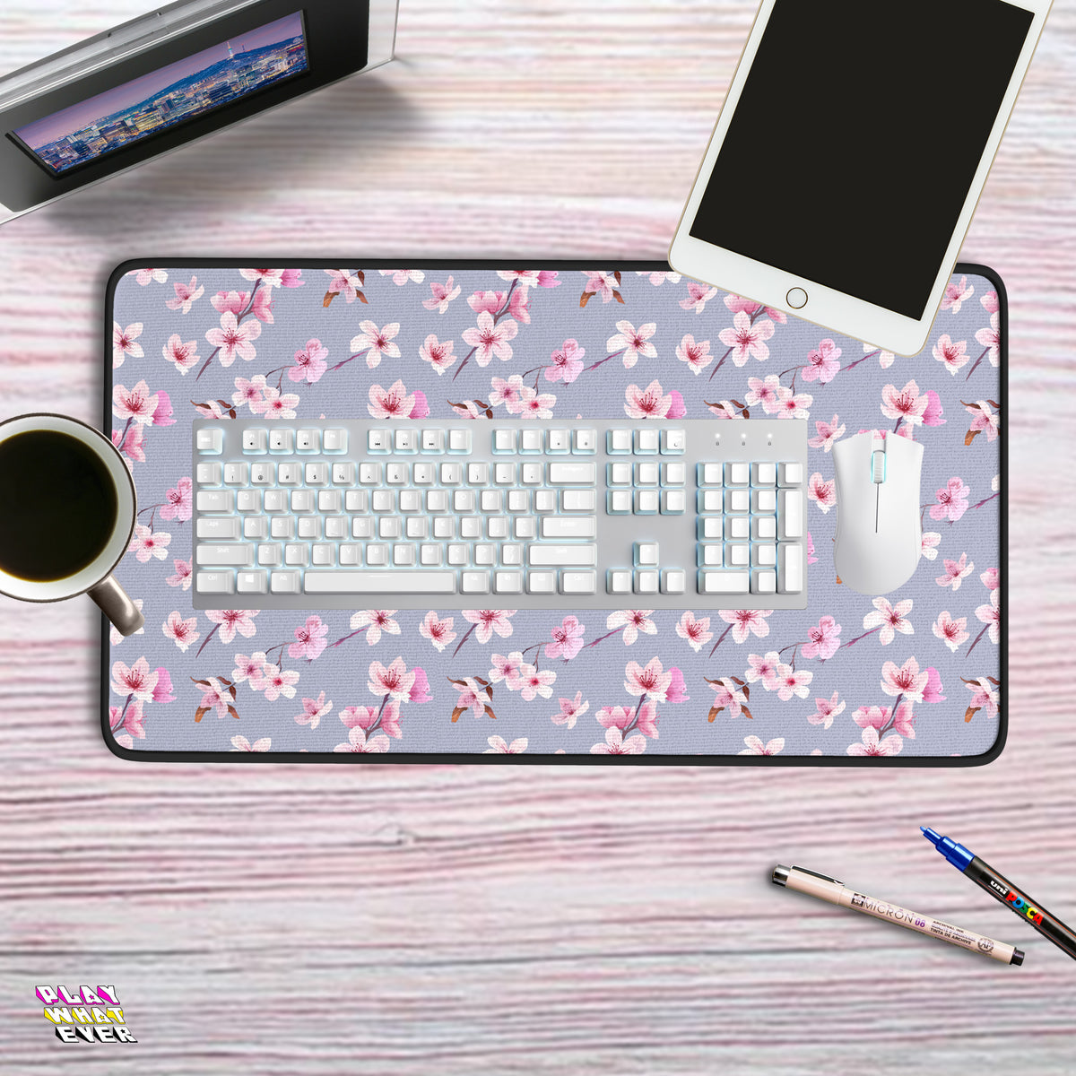 Sakura Blossom Gaming Desk Mat – Mouse Pad for Work & Play
