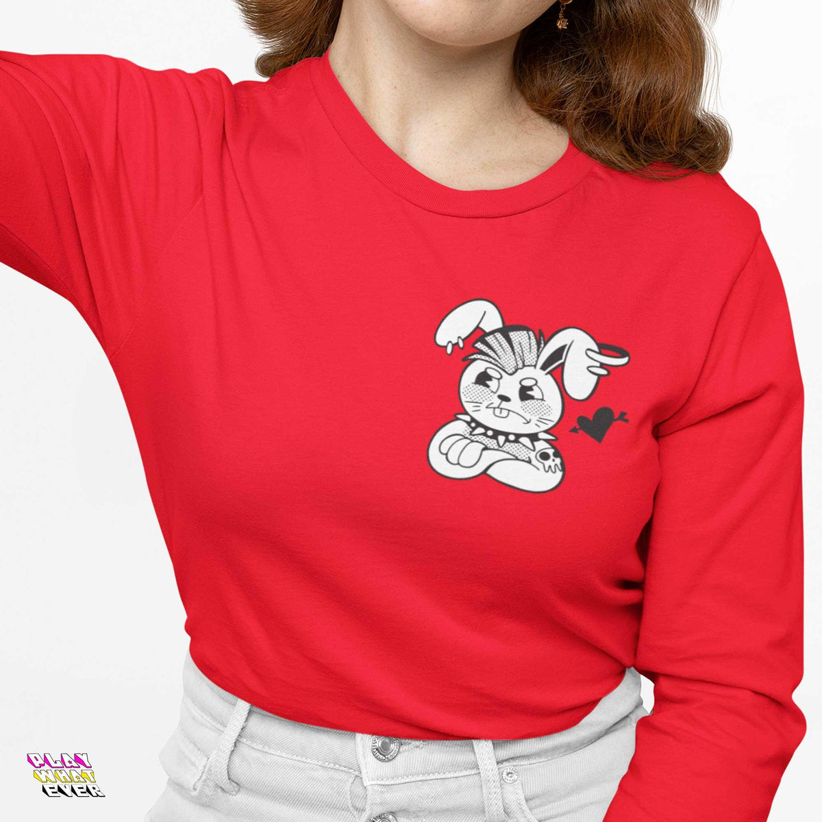 Punk Rabbit's Broken Love Long Sleeve T-Shirt