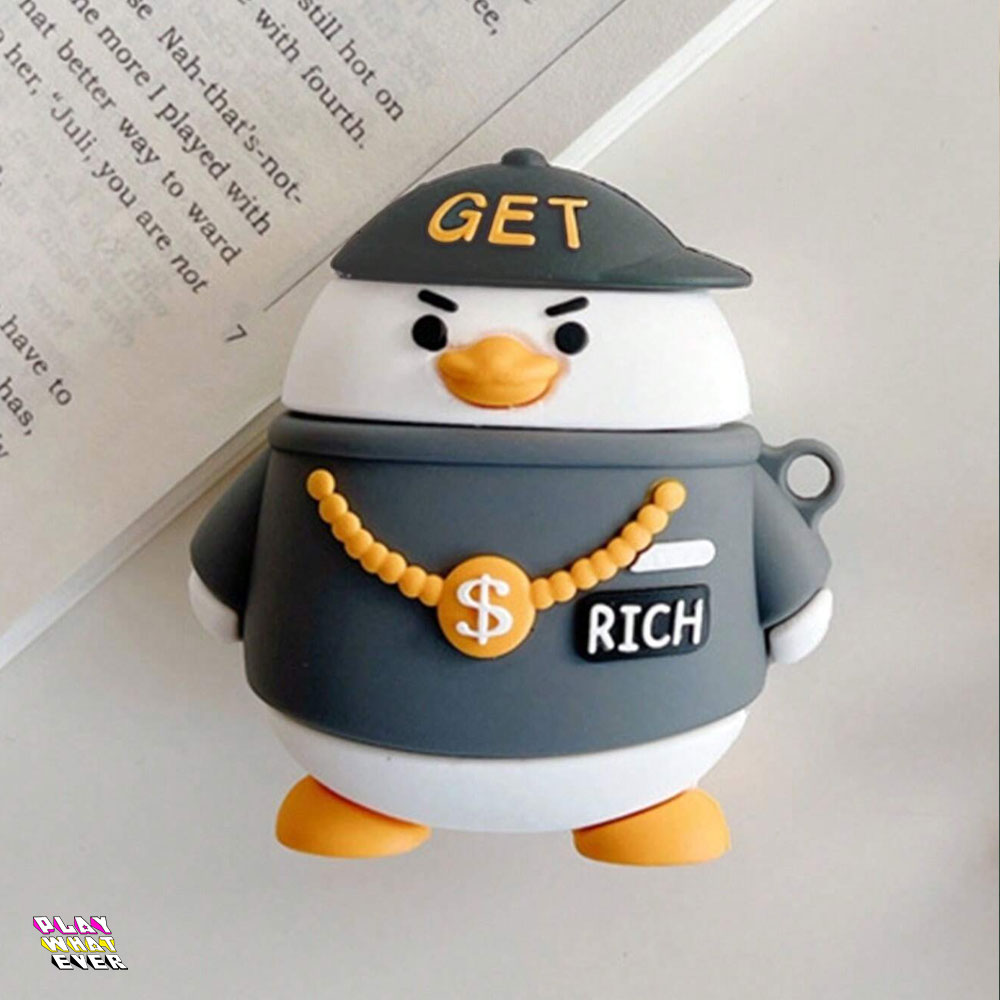 Rich Gangster Duck AirPods Case – Stylish Protection with Attitude