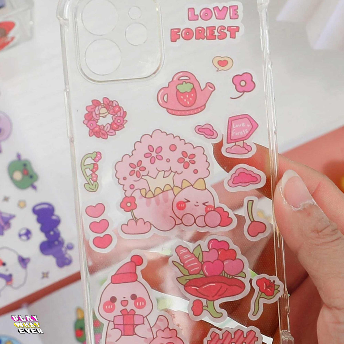 Lovely Holiday Cute Fun Together Washi Sticker Sheets (4PK)