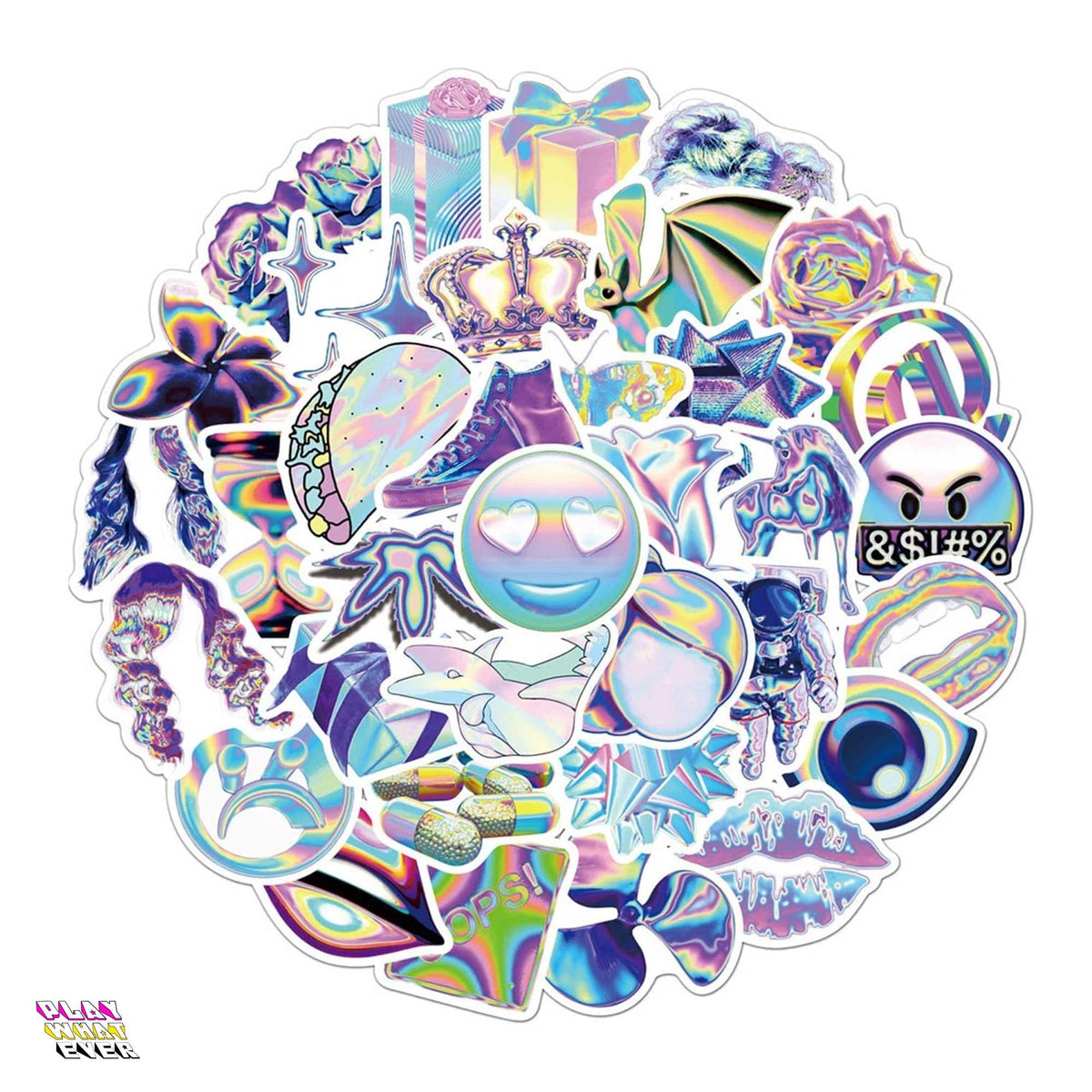 Fake Holo Culture Pop Stickers