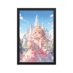 Princess Song in the Garden Anime Poster with Frame - PlayWhatever