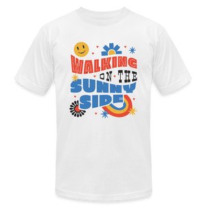Walking On the Sunny Side Happy T-Shirt - white