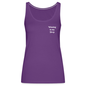 Winning In My Sleep Dragon Roll Women’s Tank Top - purple