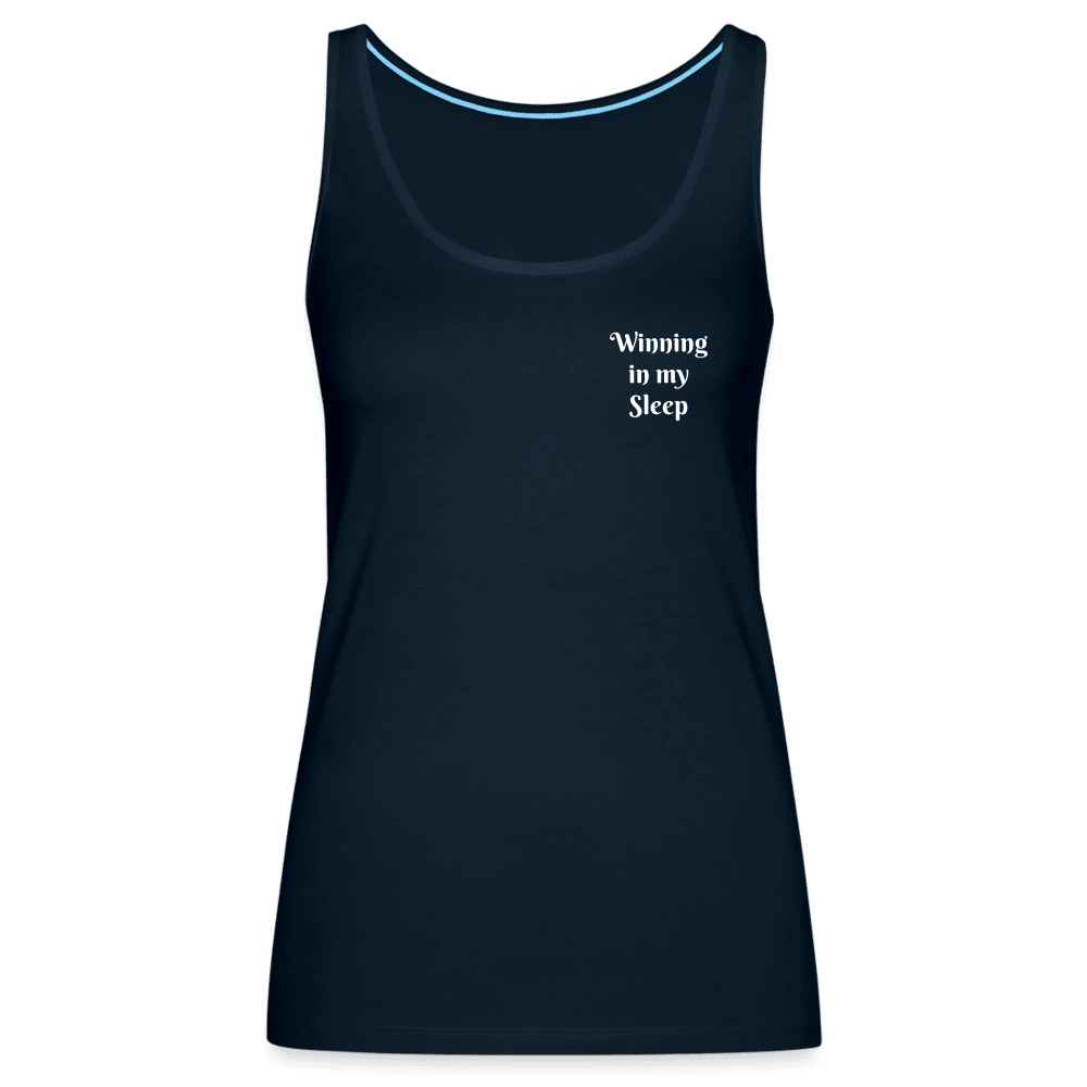 Winning In My Sleep Dragon Roll Women’s Tank Top - deep navy