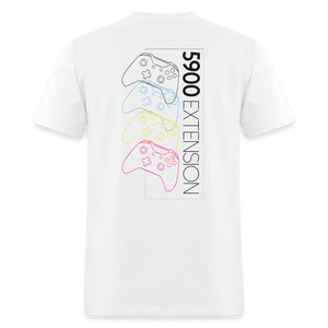 Xbox Controller Extension Unisex T-Shirt - white