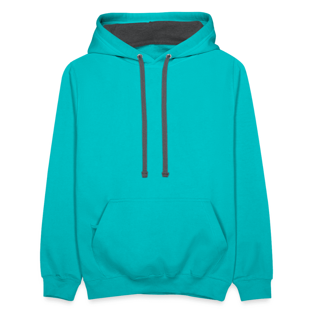I Bite Contract Hoodie - scuba blue/asphalt