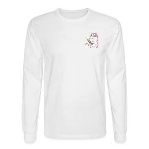 Nurse Cat to the Rescue Long Sleeve T-Shirt - white