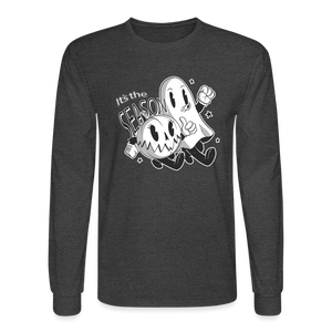 Ghost Buddies Long Sleeve T-Shirt - heather black