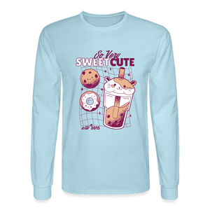 Cute Dessert Time Long Sleeve T-Shirt - powder blue