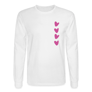 Loving Lazy Bunnies Long Sleeve T-Shirt - white