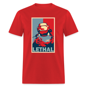 We Want You - Lethal Company T-Shirt - red