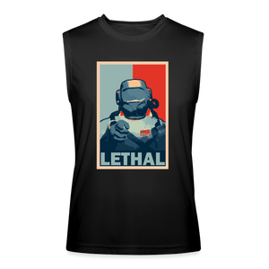 LETHAL Sleeveless Shirt - black