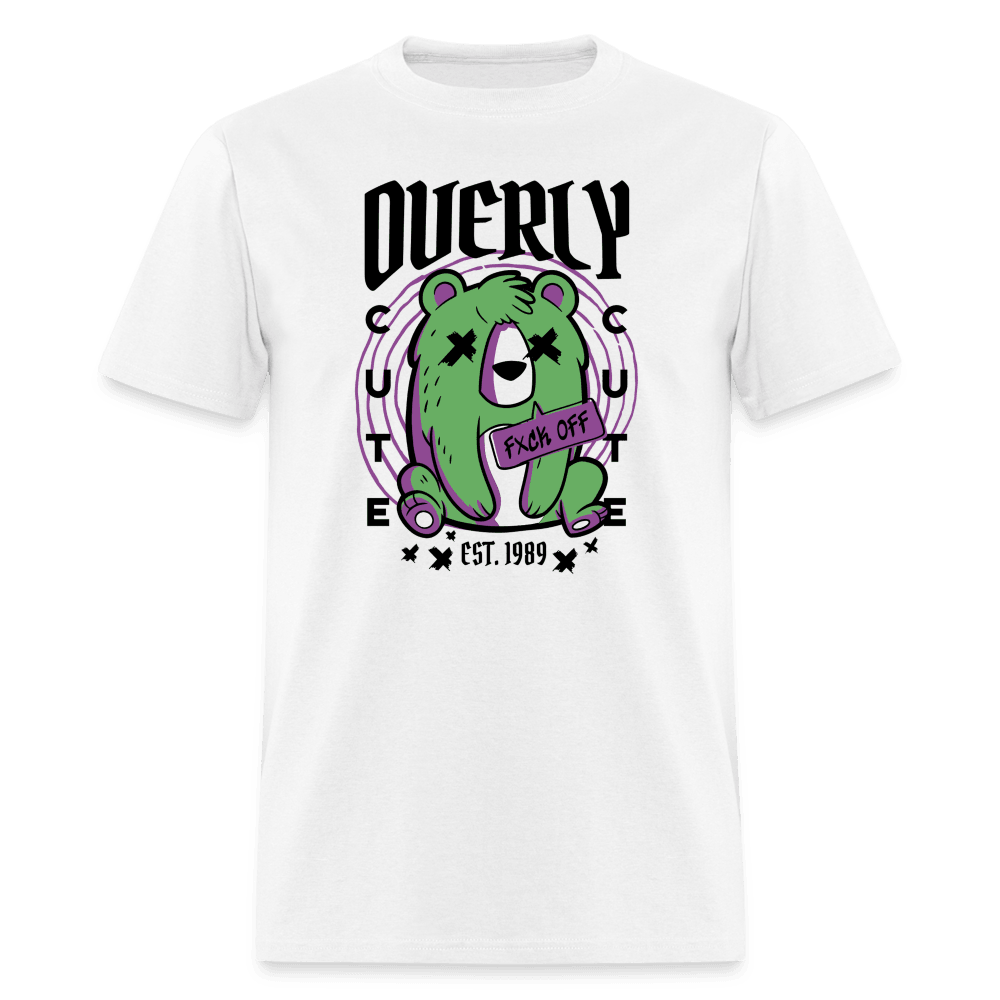 Overly Cute Zombie Bear Unisex Shirt - white