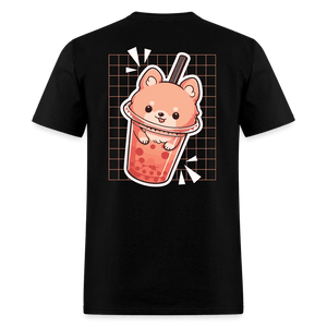 Bubble Tea Puppy Boba Unisex Shirt - black