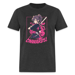 Onward! Anime Sword Girl Unisex T-Shirt - heather black