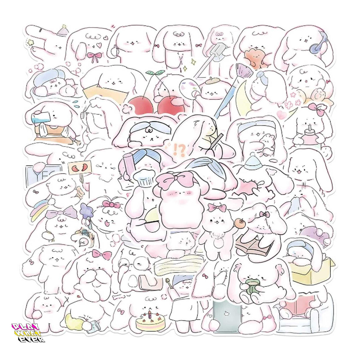 Funny Bunny Assorted Sticker Fun