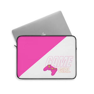 Game Girl Pink Controller Laptop Sleeve - PlayWhatever