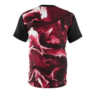 A Little Moody Today Skulls and Blood Unisex AOP Tee - PlayWhatever