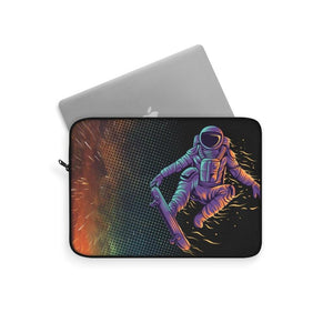 Jumping Over the Nebula Astronaut Laptop Sleeve - PlayWhatever