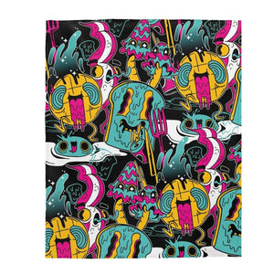 Ghoul Forest Halloween Blanket - PlayWhatever