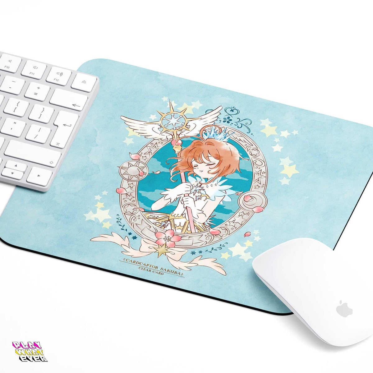 Cardcaptor Sakura: Clear Card Crystal Feather Mousepad - PlayWhatever