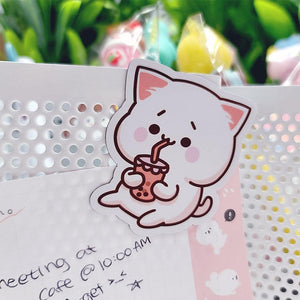 Bubble Tea Boba Cat Magnet - PlayWhatever