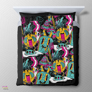 Ghoul Forest Halloween Blanket - PlayWhatever