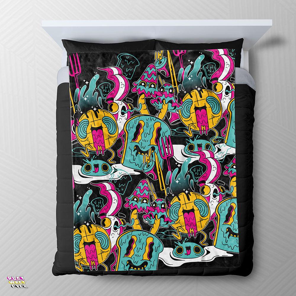 Ghoul Forest Halloween Blanket - PlayWhatever