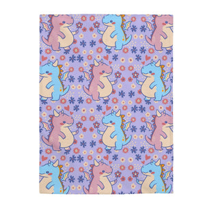 Dragon Friends Plush Blanket - PlayWhatever