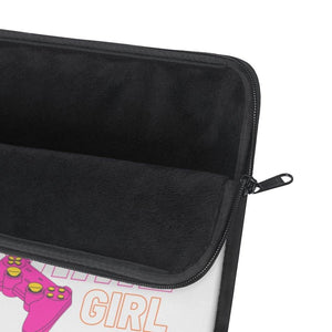 Game Girl Pink Controller Laptop Sleeve - PlayWhatever