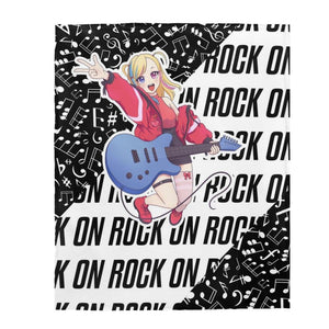 Rocker Girl Kawaii Anime Velveteen Plush Blanket - PlayWhatever