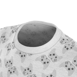 Gaming Controller Unisex AOP Shirt - PlayWhatever