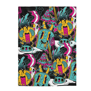 Ghoul Forest Halloween Blanket - PlayWhatever