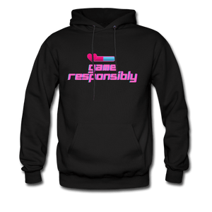 Game Responsibly Unisex Comfy Hoodie - black