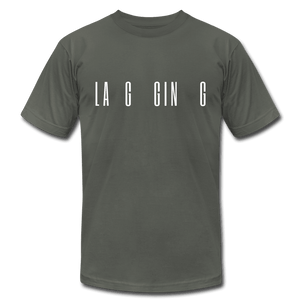 Lagging Trouble Unisex Jersey T-Shirt - asphalt