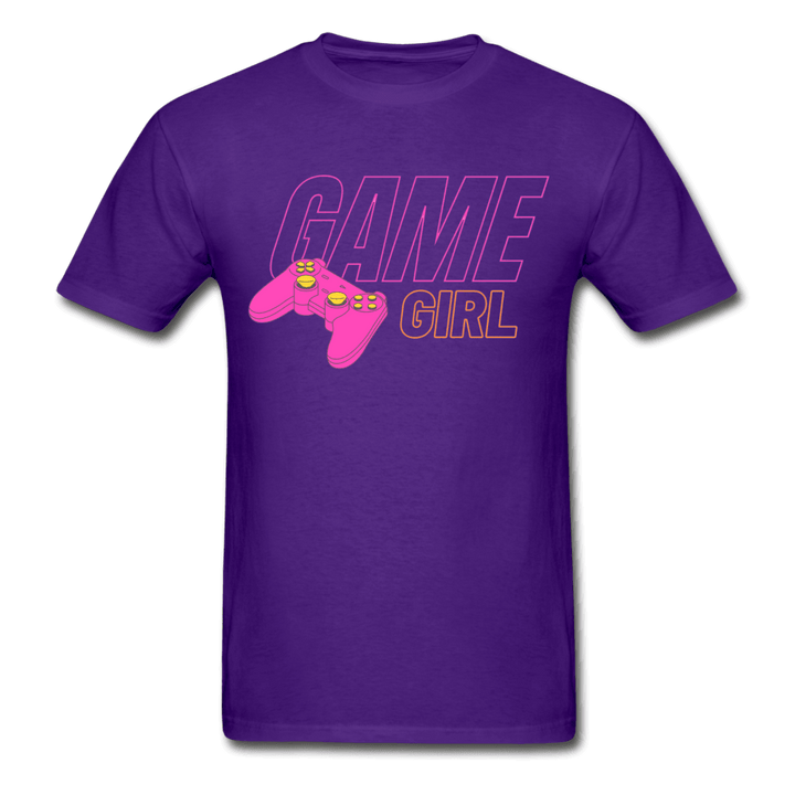 Game Girl Gaming Controller Ultra Cotton T-Shirt - purple