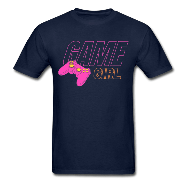 Game Girl Gaming Controller Ultra Cotton T-Shirt - navy
