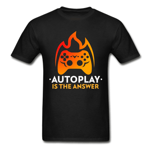 Auto Play is the Answer Gaming Ultra Cotton T-Shirt - black