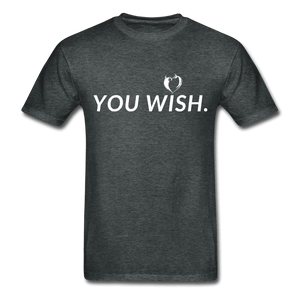 You Wish Devil Heart Ultra Cotton T-Shirt - deep heather