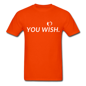 You Wish Devil Heart Ultra Cotton T-Shirt - orange