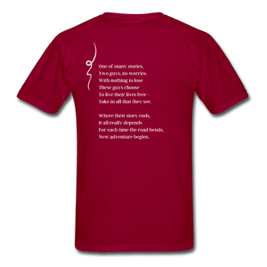 One of Many Stories Gaming Poem Unisex T-Shirt - dark red