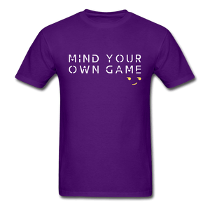 Mind Your Own Game Unisex T-Shirt - purple
