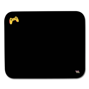 Simple Yellow Controller Mouse Pad - white
