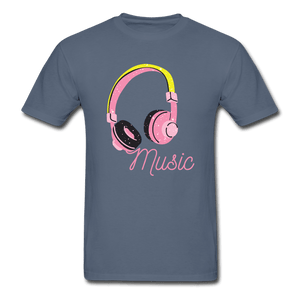 Music Is My Soul Ultra Cotton T-Shirt - denim