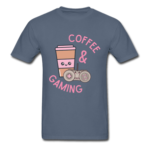 Coffee and Gaming Ultra Cotton T-Shirt - denim