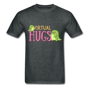 Virtual Hugs Cute Dinosaurs Ultra Cotton T-Shirt - deep heather